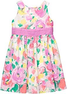 NWT Girls Smocked Pink Floral Tiered Dress 2T 3T 4T 5T Easter