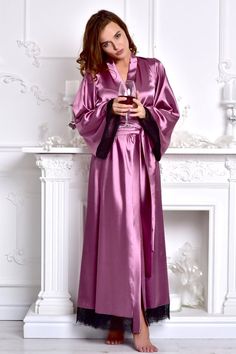 tassel trim robe Roses kimono women long kimono wedding kimono tassel cardigan Floral midi robe bridesmaid robes classic flowers robe