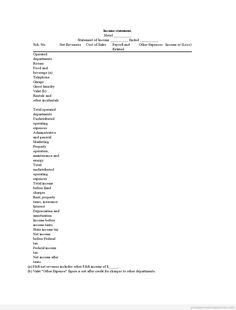 Blank Income Statement Form Awesome Income Statement Facs Pinterest Financial Statement . Blank Income Statement Form Enchanting Income Statement Facs Pinterest Financial Statement .