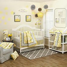 24 Best Baby Bedding Images On Pinterest Cribs Child Room And Farallon The Peanut Shell Stella 4 Piece Crib Bedding Set Yellow Gray