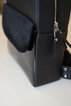 Black Women/'s Backpack Atmosphere Primark Faux Leather Glamour Fashion Rucksack