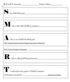 personal smart goal worksheet template smart goals worksheet doc