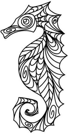 53 Seahorse PatternsTemplates ideas seahorse coloring pages