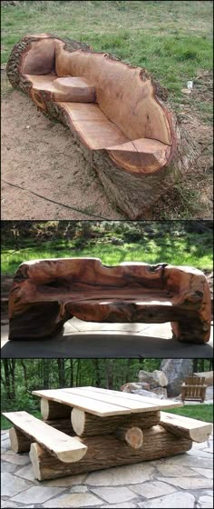 10 Coole Ideen zum Selbermachen, um aus Baumstämme Tische zu bauen - wohnideen selbermachen jahrgang 10 Coole Ideen zum Selbermachen, um aus Baumstämme Tische zu bauen - wohnideen selbermachen jahrgang