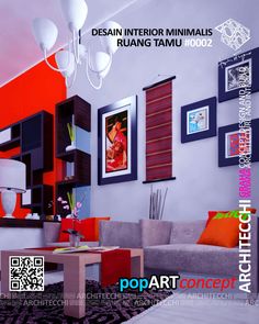 Banyak Desain Hiasan Dinding Yang Muncul Baru Ini Dan Desainruangtamuminimalis Livingroomdesign Guestroomdesign Arsitekinterior Interiorpopart Archit