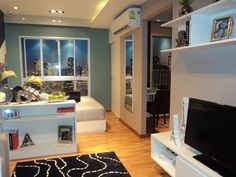 Small E Ideas For A 23sqm Condo Living Pinterest Studio Type Apartment Interior Design Ideas