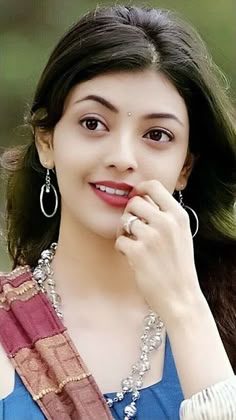 Kajal Aggarwal - (born 19 June 1985) is an Indian film actress and model. She has established a career in the Tamil and Telugu film industries and has been nominated for four Filmfare Awards South. IMAGES, GIF, ANIMATED GIF, WALLPAPER, STICKER FOR WHATSAPP & FACEBOOK