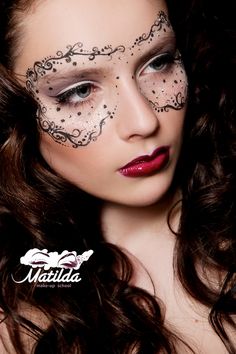Glitzerteufel occhi maschera