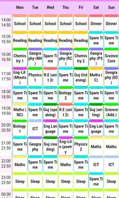 88 best revision images study notes learning motivation to study example revision timetable