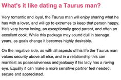 How to keep a taurus man