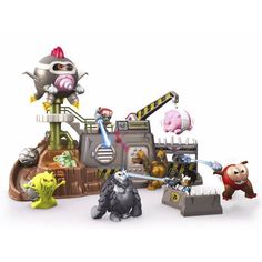 Mutant Busters Action Figures Set of 8 Figures 4 Neuf Double Packs