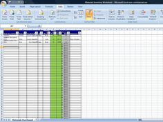 vendor spreadsheet template
