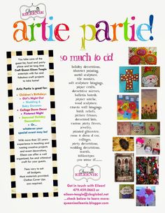 craft group at chocolati poster resized fundraiser info crafts classes for kids flyers