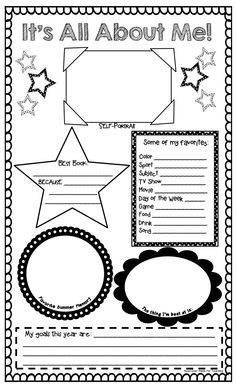 all about me worksheets pdf