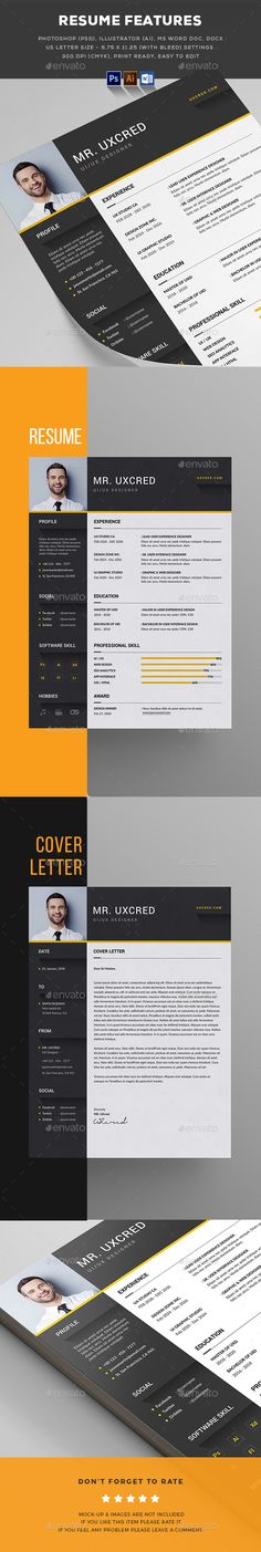 Modern Resume Modern resume, Modern resume template and Ai - illustrator resume templates Modern Resume Modern resume, Modern resume template and Ai - illustrator resume templates