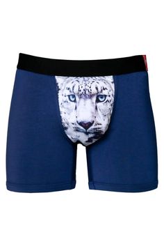 Mens Underwear Classic Boxer Brief Green California Animals Travel/_F