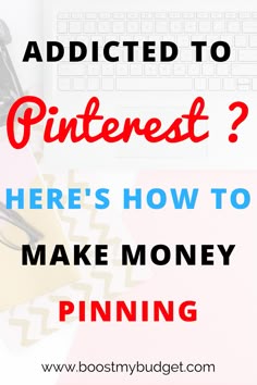 Earn money on Pinterest