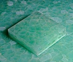 7 Unusual Kitchen Countertops That Totally Work Pinterest Recycled Gl Countertops Sea Green Google Search