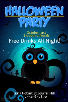 71 best halloween party flyer templates images on pinterest in 2018
