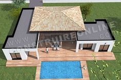 plan de maison moderne plain pied TEMPLATE (5) | Projets à essayer ... plan de maison moderne plain pied TEMPLATE (5) | Projets à essayer ...