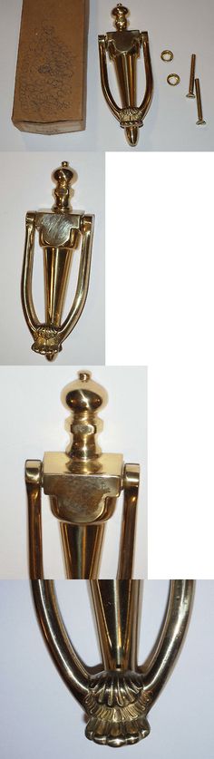 Antique Wooden Iron Brass Wall Mounted Door Bell Knockers Handicraft Home Decor