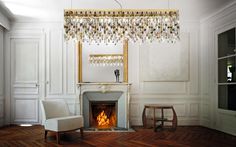 Marielle 8 Light Antique Gild Chandelier with Wood Beads and Gold Leaf Accents Marielle 8 Light Antique Gild Chandelier with Wood Beads and Gold Leaf Accents