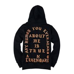 NYC POP UP LIFE OF PABLO KANYE TLOP PERFECT BLACK CREWNECK SWEATER S M L XL