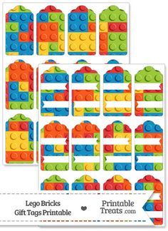 lego bricks name tags from printabletreats com lego theme
