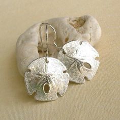 Orange Earrings Vintage Anese Gl Contemporary Sand Dollar Earrings Silver Dollars Sea Biscuit Organic Beach Wedding S