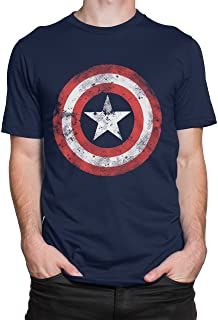 T-Shirt Homme Marvel Capatain America Shield Shattered