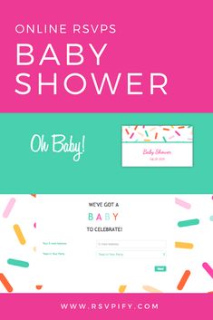 12 best rsvpify design inspiration images event management event rsvp baby shower