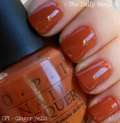 Burnt Orange Nail Polish Google Search Nailed It In 2018 Opi Ginger Bells Nails Polish Orange Nail