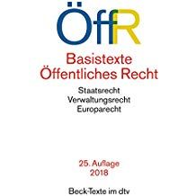 Basistexte ã Ffentliches Recht Dtv Beck Texte Recht Ffentliches Basistexte Texte Beck Basen Verwaltung