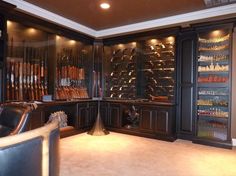 office display cases trophy custom made builtin gun display cabinets integrated into the libraryhome office 117 best man caves computer images on pinterest office display cases trophy custom made builtin gun display cabinets integrated into the libraryhome office 117 best man caves computer images on pinterest