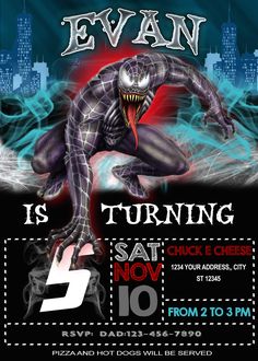 14 Spiderman Birthday Inivtation Ideas Spiderman Birthday Spiderman Spiderman Invitation