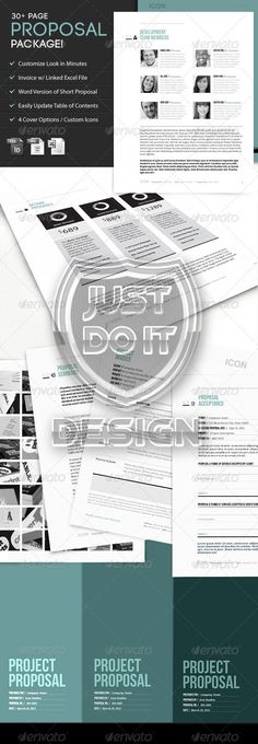 Icon Proposal Template w\/ Invoice \ Contract Proposal templates - contract proposal Icon Proposal Template w\/ Invoice \ Contract Proposal templates - contract proposal