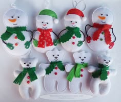 Елочные игрушки из фетра + Выкройки и МК Санта -Клауса.