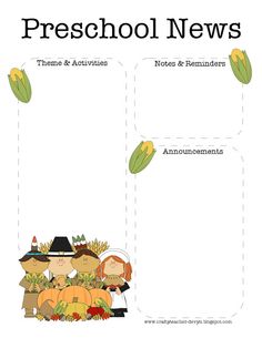 october halloween preschool newsletter template the crafty