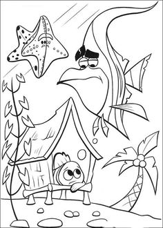 Disney Finding Nemo Coloring Pages For Free