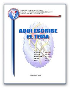 formato de caratulas en word