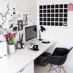 24 Best Study Rooms Areas Images Desk Nook Office Decor Simple Black And White Study E Usq Studyninja Studycorner Office Worke