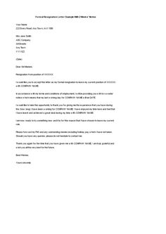 40 two weeks notice letters resignation letter templates two weeks template