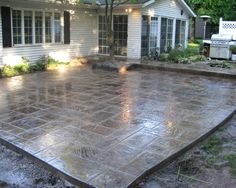 58 Best Concrete Patio Ideas Images On Pinterest Gardens Stain Patio Stamped Concrete Design Pictures Remodel Decor And Ideas Stained