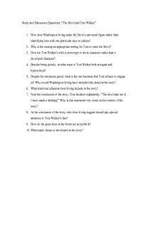 Sample Of A Critical Essay Discussion Questions Ten Study And Discussion Questions Literature Activities Tom Walkerap Essays On Transcendentalism also Forgive And Forget Essay Best The Devil And Tom Walker Images Tom Walker Demons Devil Essay Conclusion