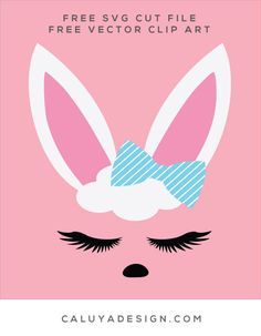 Download Free Bunny Faces Svg Png Dxf Eps By Caluya Design Bunny Face Svg Bunny Faces Free Printable Clip Art