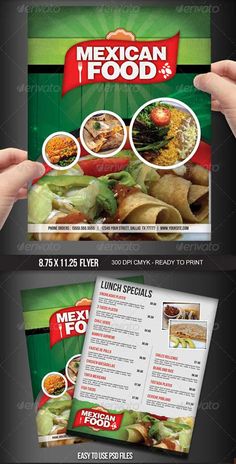 mexican restaurant menu templates