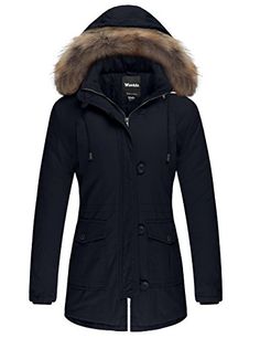 Wantdo Men's Warm Puffer Jacket Thicken Padded Winter Coat with Detachable Hood Wantdo Men's Warm Puffer Jacket Thicken Padded Winter Coat with Detachable Hood