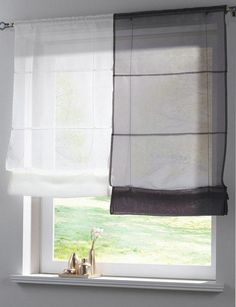 Beaded Curtain Cheesecloth Roman Blind With Loops Sching Solid Color Kitchen Balcony Voile Roman Blinds Good Quality Sheer Liftable Window Curtain 1pcs