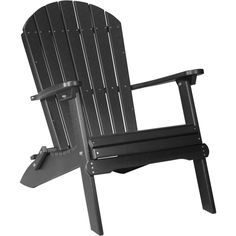 lake shore adirondack chair with integrated footrest outdoor