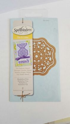 Spellbinders Tag Die D-Lites Ornamental Tags Two 2 S2-033 Nestabilities